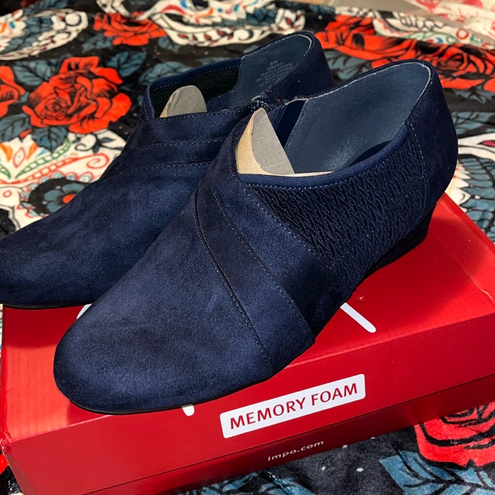 IMPO Memory Foam Faux Suede Shoes